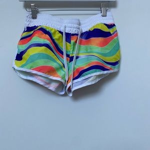 Colorful athletic shorts